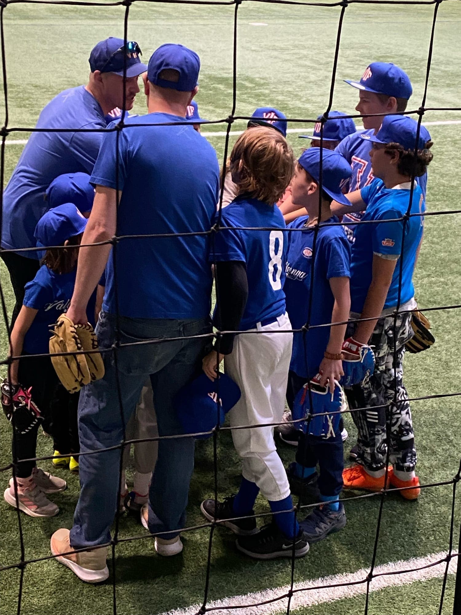 Vålerenga Little League trening - barn som spiller baseball